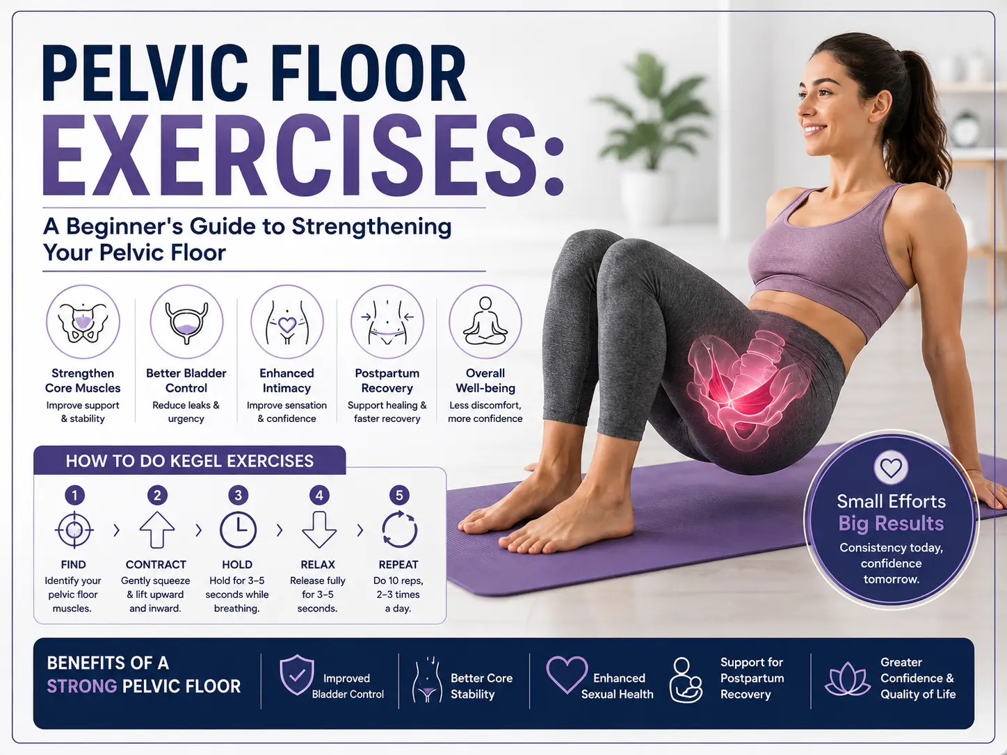 Pelvic Floor Exercises: A Beginner’s Guide to Strengthening Your Pelvic Floor