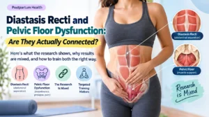Postpartum Core Health Infographic